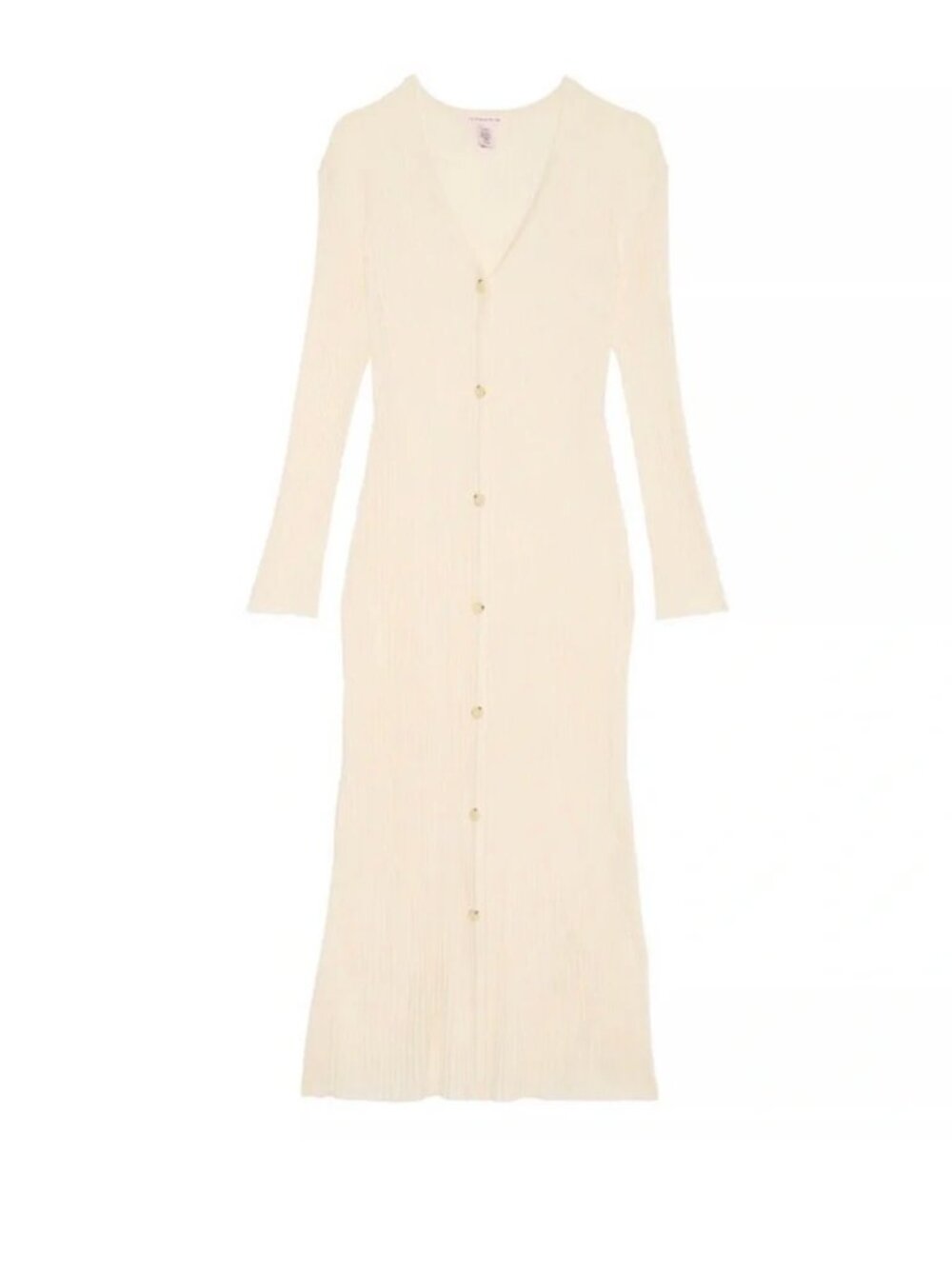Victoria's Secret Ribbed Button Front Dress - Picture 4 of 8